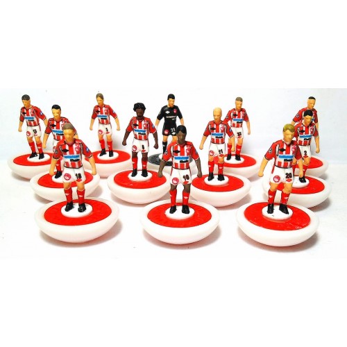 Subbuteo Andrew Table Soccer Olympiacos 2002-2003 on Lightweight bases